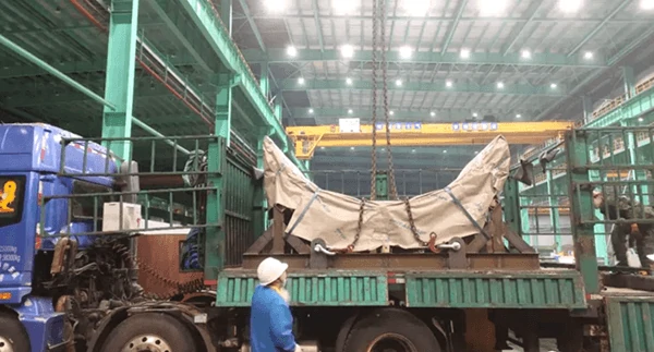 Packaging and transportation of prefabricated components for FGD towers