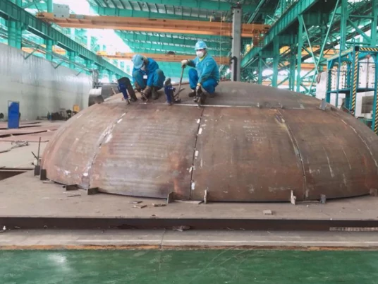 8m diameter 32mm thick tank head