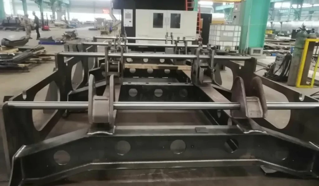 steel chassis fabrication for special vehicle