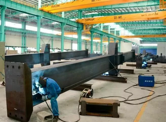 welding of heavy steel structure
