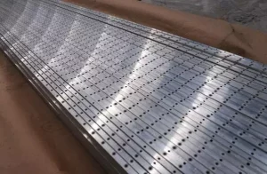 aluminium water jet cutting parts for deep freeze refrigeration plant