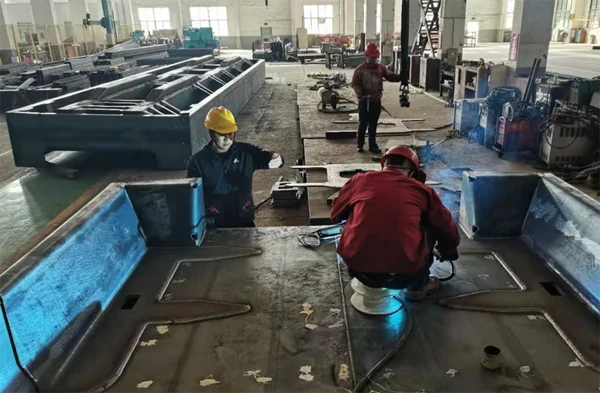large steel chassis fabrication for AGV