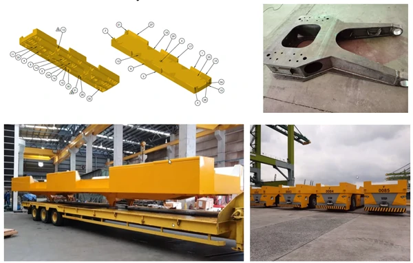 steel chassis fabrication for AGV