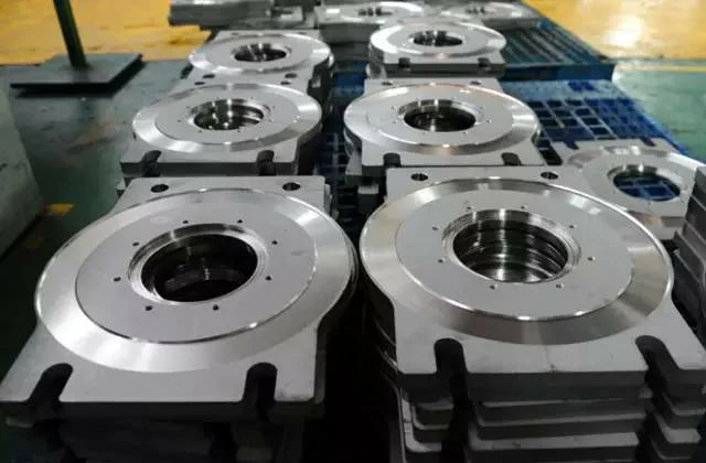 waterjet cutting and cnc machining for flanges in printing and dyeing equipment