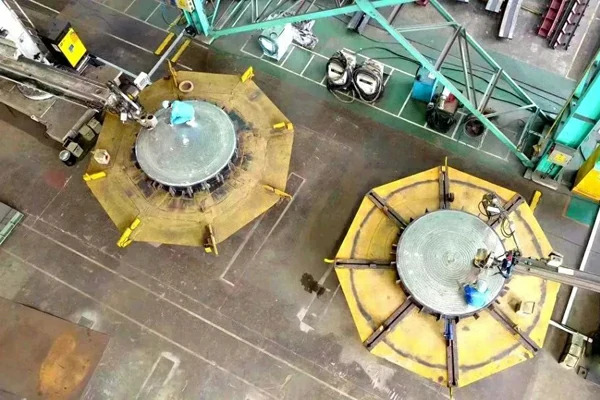 Surfacing tube sheet welding