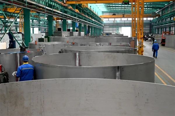 rolled and welded cylinder -- mixing tank fabrication for li-battery production
