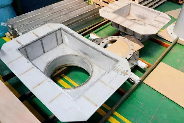 steel components fabrication for thickener