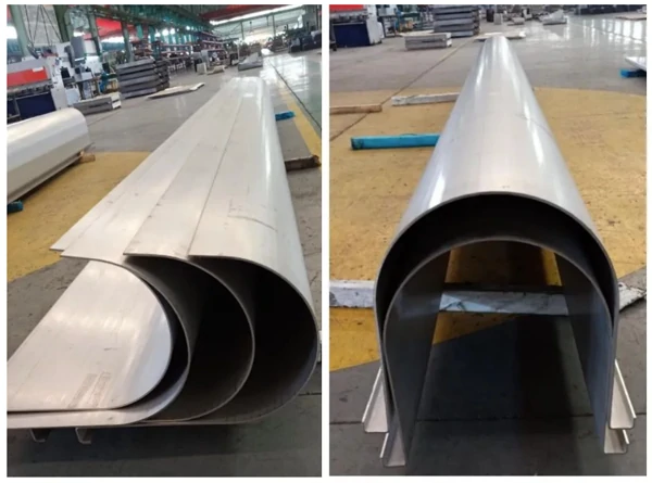 bending parts fabrication for solid waste treatment