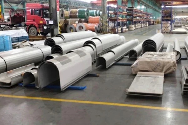 custom bending parts for solid waste treatment