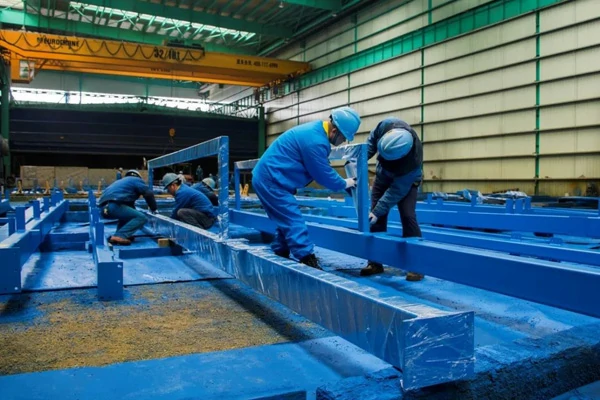 steel structures fabrication for industrial