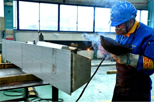 Custom Trapezoidal Metal Parts welding