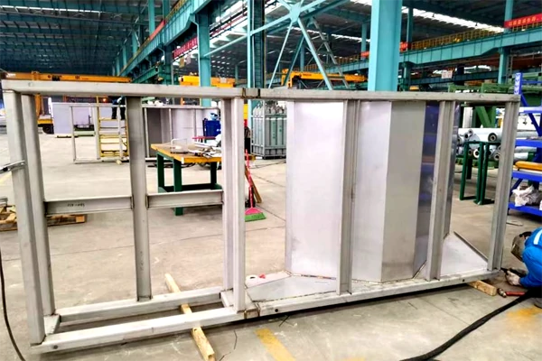 Environmental Machinery steel components assembling
