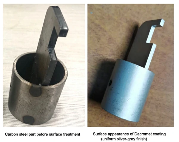 Surface treatment before vs after