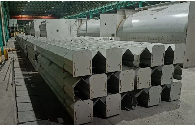 steel structures fabricated for water treatment project